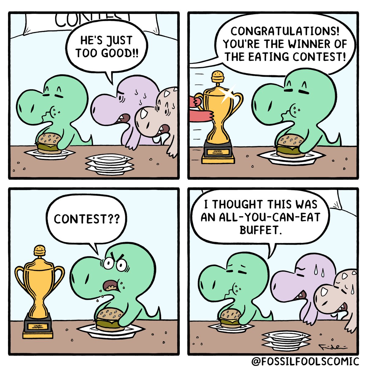 Fossil Fools • Dinosaur Comics tweet media