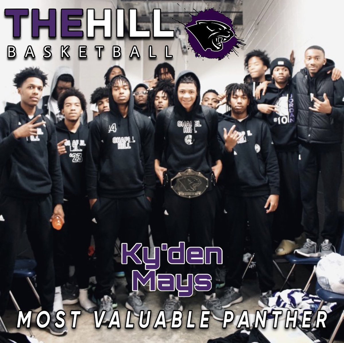 Chapel Hill Boys Basketball (@chpantherbball) on Twitter photo Our varsity team was able to survive a hard fought battle with Shiloh HS (59-56) at the #2022CreekClassic. Ky’den Mays earned #MostValuablePanther. He was relentless! <a href="/OrayTowns/">Orayytownss</a> led all scorers (13 pts), while <a href="/DoucetKhirus/">Khirus Doucet</a> & <a href="/KelvinHunter55/">Kelvin Hunter</a> both chipped in 12 pts apiece. Our varsity team was able to survive a hard fought battle with Shiloh HS (59-56) at the #2022CreekClassic. Ky’den Mays earned #MostValuablePanther. He was relentless! <a href="/OrayTowns/">Orayytownss</a> led all scorers (13 pts), while <a href="/DoucetKhirus/">Khirus Doucet</a> & <a href="/KelvinHunter55/">Kelvin Hunter</a> both chipped in 12 pts apiece.