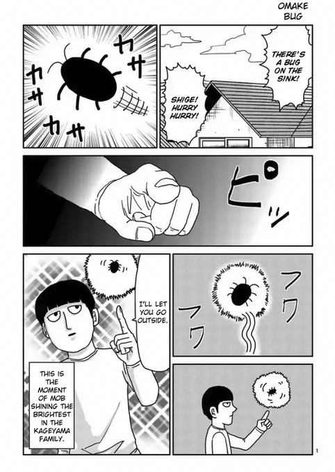 mob psycho anime is over but now I am rewarded with finally reading mob psycho manga and I am reaping the rewards yess yesss 
