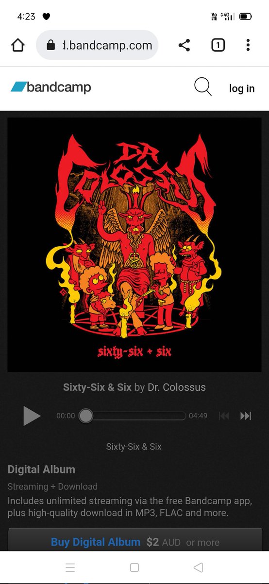 SUPPORT YOUR LOCAL BANDS!
Band: Dr. Colossus 
Origin: Melbourne, Victoria, Australia 🇦🇺
Single: Sixty-Six &amp; Six 
Released: 2019
<a href="/DrColossusBand/">Dr. Colossus</a>