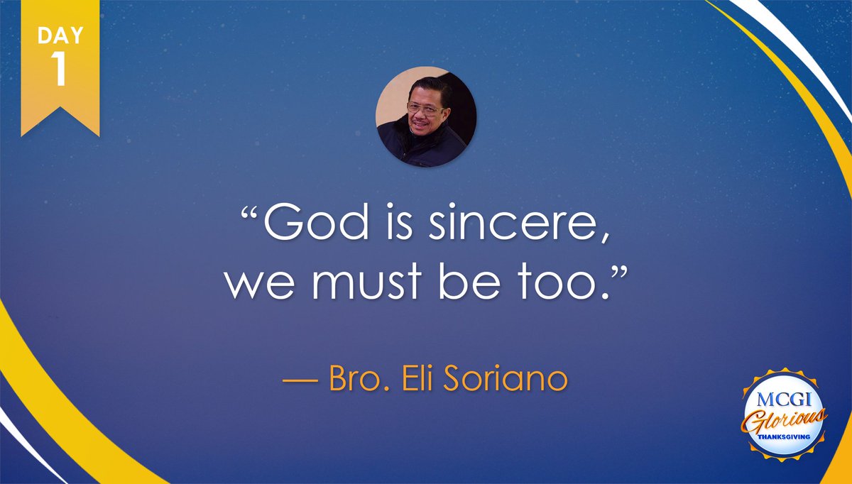 haruxfaye's tweet photo. ❝ God is sincere, we must be too. ❞

— Bro. Eli Soriano

#MCGIDoingGoodDeedsWithLoveAndFaith https://t.co/wDRcDR429g