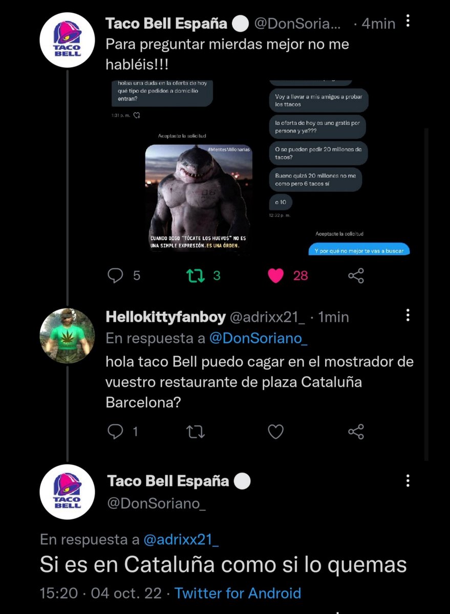 DonSoriano_'s tweet photo. Qué cojones hacen los de Taco Bell???? https://t.co/Kb8YjYdC1h