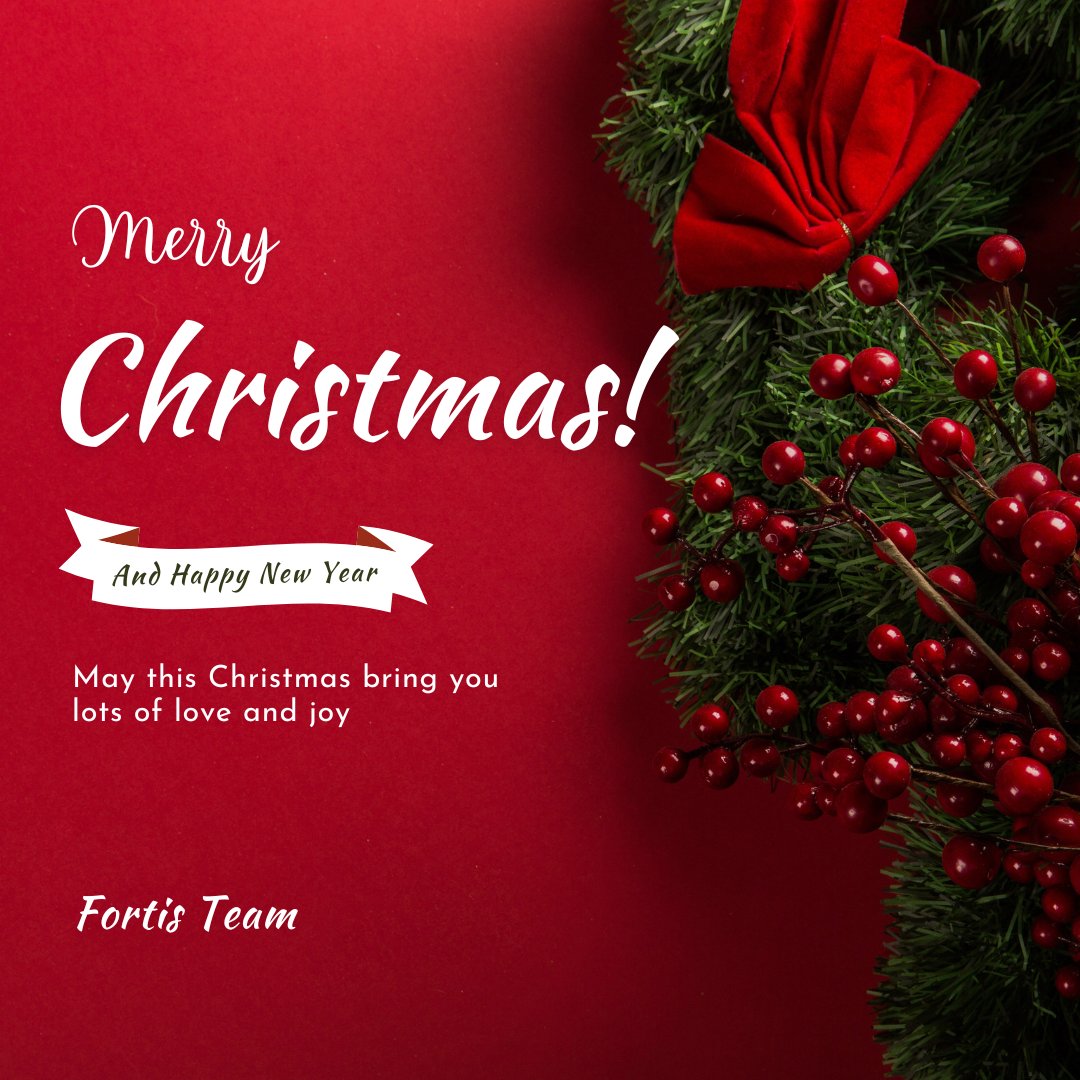 FORTIS_Comm's tweet image. 🎄“Wishing you a great Christmas and a New Year full of many new opportunities and many new success stories to grow.”

#xmas #newbeginning #newyear #newyear2023