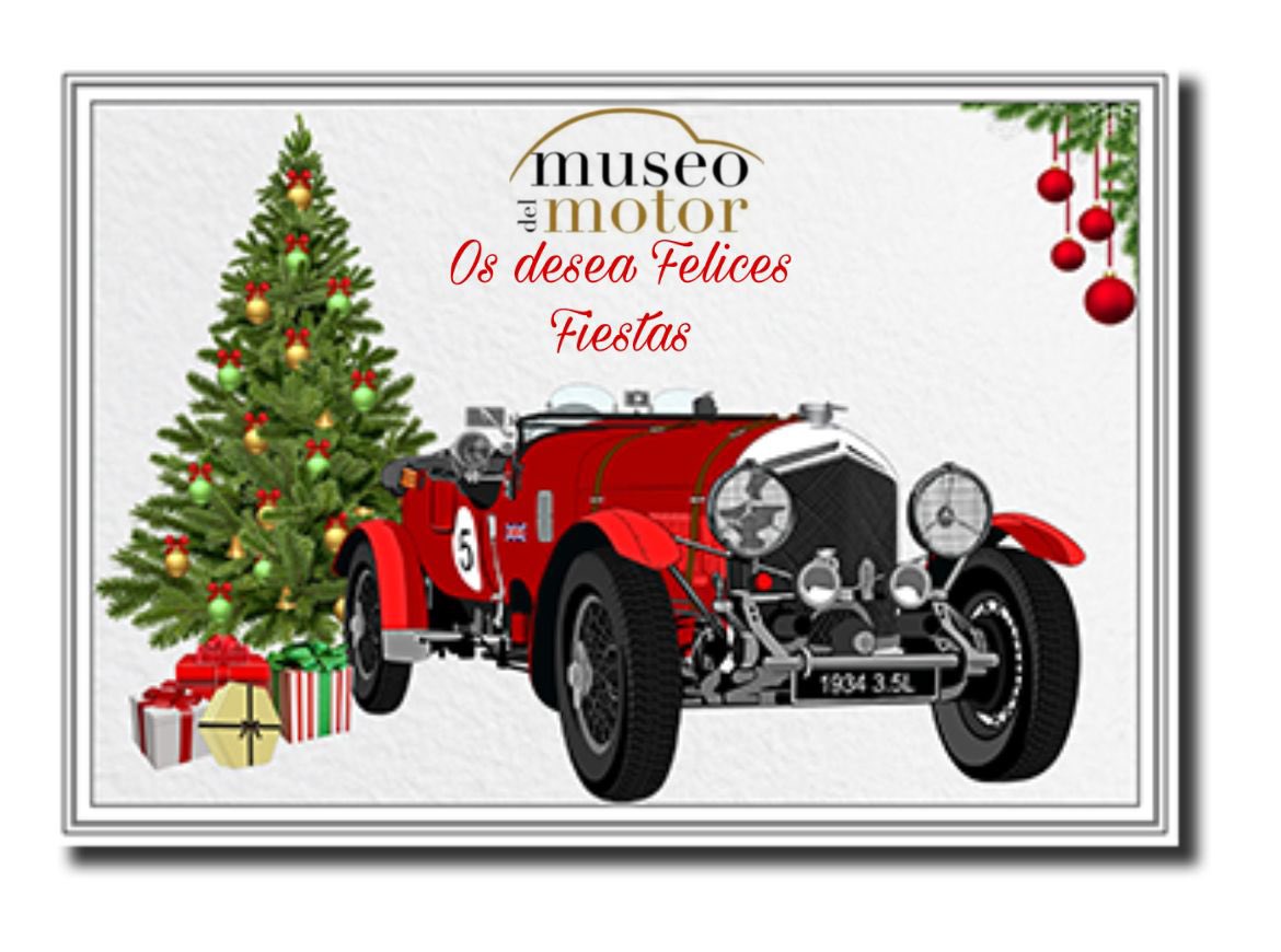 Os deseamos felices fiestas y un próspero 2023, año en que inauguraremos el Museo del Motor. Si te desplazas por carretera, ten paciencia y disfruta del viaje. ¡Feliz Navidad! #museodelmotor