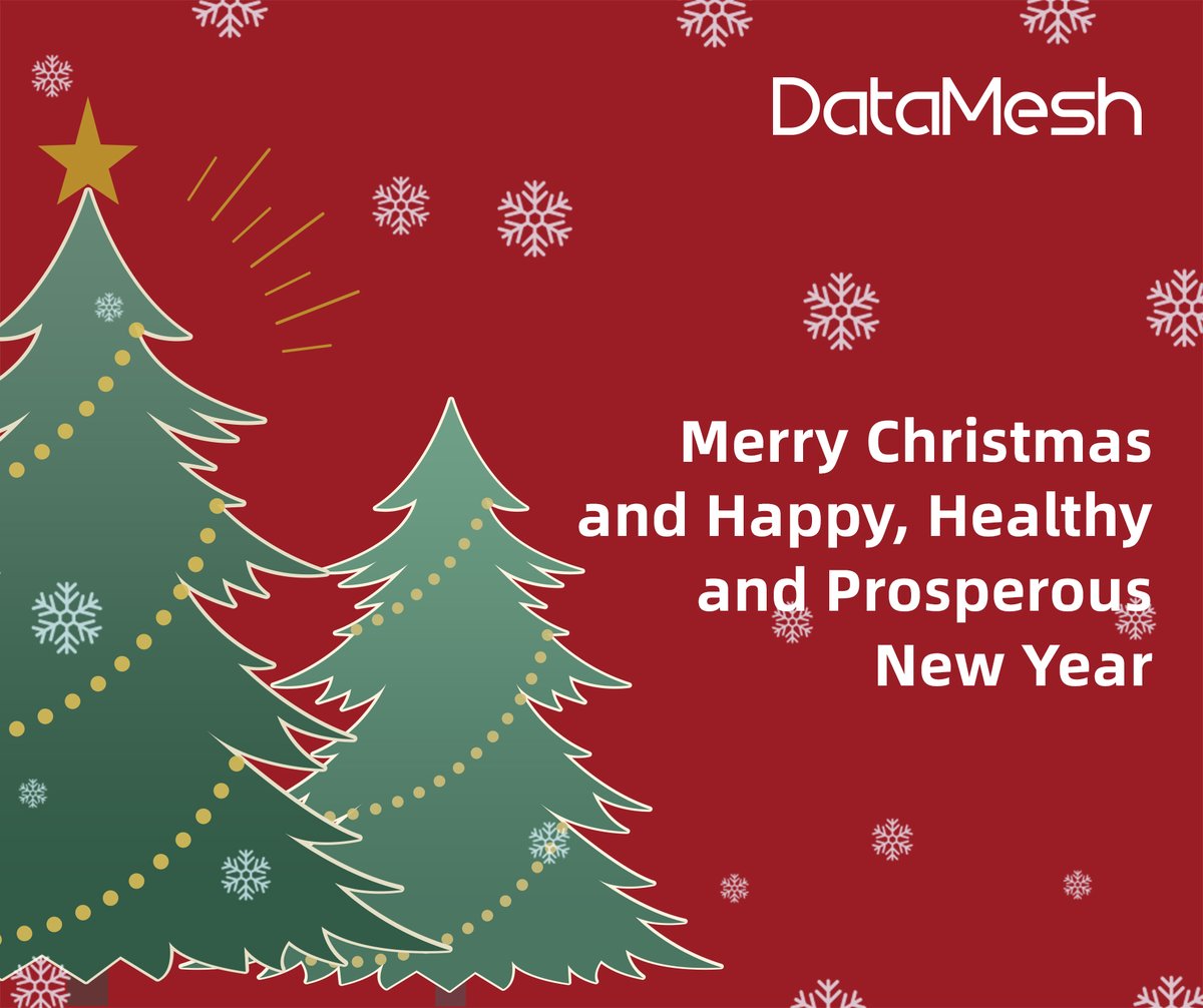 DataMeshAR's tweet image. May the new year bring you good health, happiness and prosperity. Happy Holidays! 
#merrychristmas #happynewyear #HappyHolidays