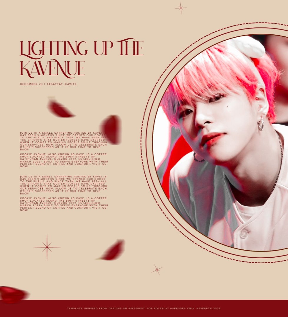 kaveowshi's tweet photo. ㅤ

         SNS  UPDATE    —   ❄️    アキ
         03:20   PM     ͏͏͏͏͏͏  ╱      12. 23. 22      
                  
        #KAVExMAS #SleighWithKAVE
            #LightingUpTheKAVENUE

ㅤ https://t.co/A43SO69qhB