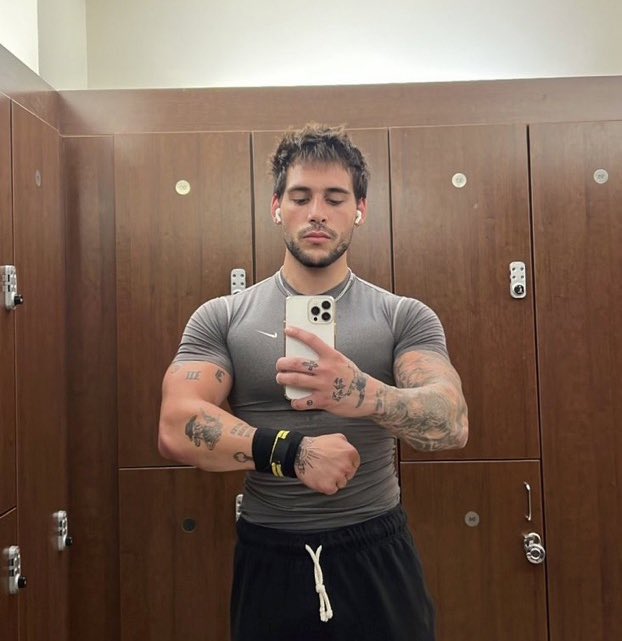 yes, we shall. 

         and suddenly he’s flexing those biceps, putting those mighty guns of his on display for the pretty boy before him.