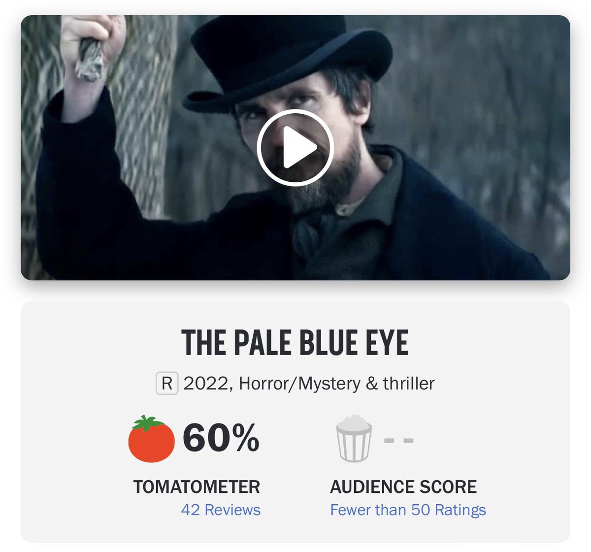 The Pale Blue Eye - Rotten Tomatoes