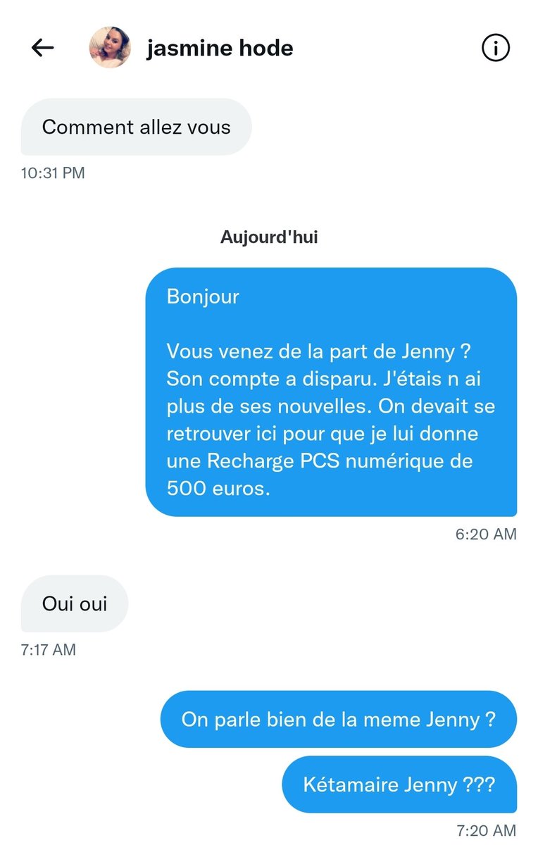 Metabrouteur's tweet photo. 1 brouteur, 1 histoire,  3 screens https://t.co/K2MM6BwICp