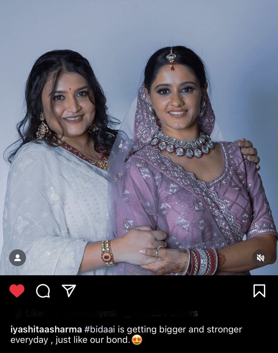 NainaAlex24's tweet photo. Caption 🥰🥰
#AyeshaSingh #Bidaai @iyashitasharma https://t.co/zUQk57nt5W