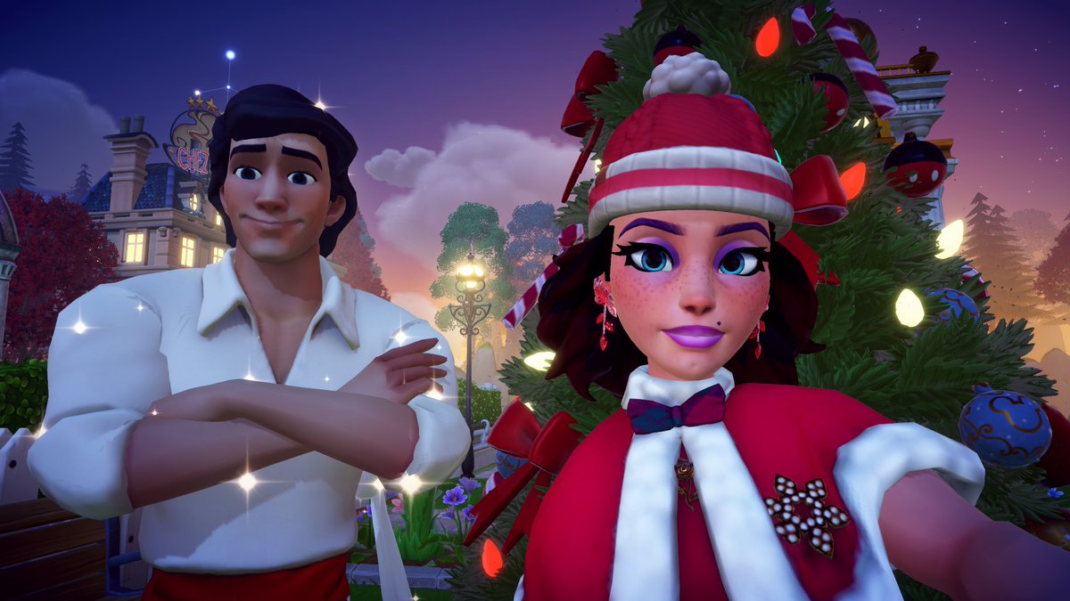 ShireecePlanner's tweet photo. @DisneyDLV I'm celebrating with my #DisneyDreamlightValley friends, giving presents and decorating the valley! Love and lights for everyone ❤️🎄 https://t.co/HbanPfCgXc