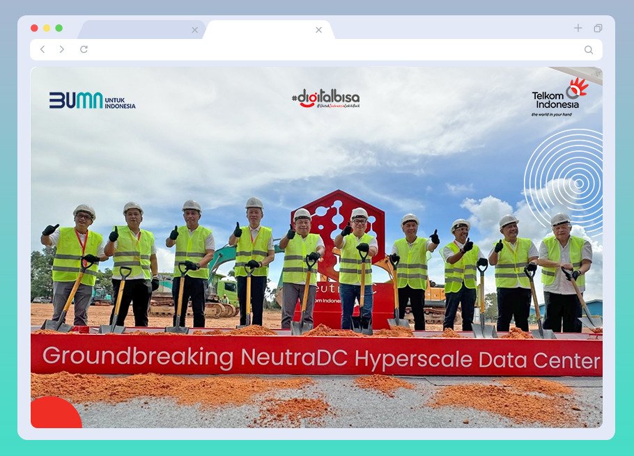 TelkomIndonesia's tweet photo. Perkuat Portofolio Bisnis Data Center, TelkomGroup Bangun NeutraDC Hyperscale Data Center Batam https://t.co/u5djy1HOD5