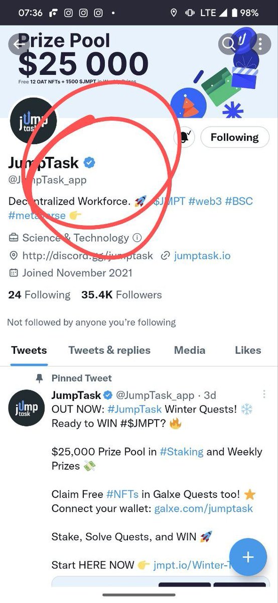 That blue badge is so lit 🔵

JumpTask  - 1 vs Scammers - 0

<a href="/JumpTask_app/">JumpTask</a> 🔥🔥🔥