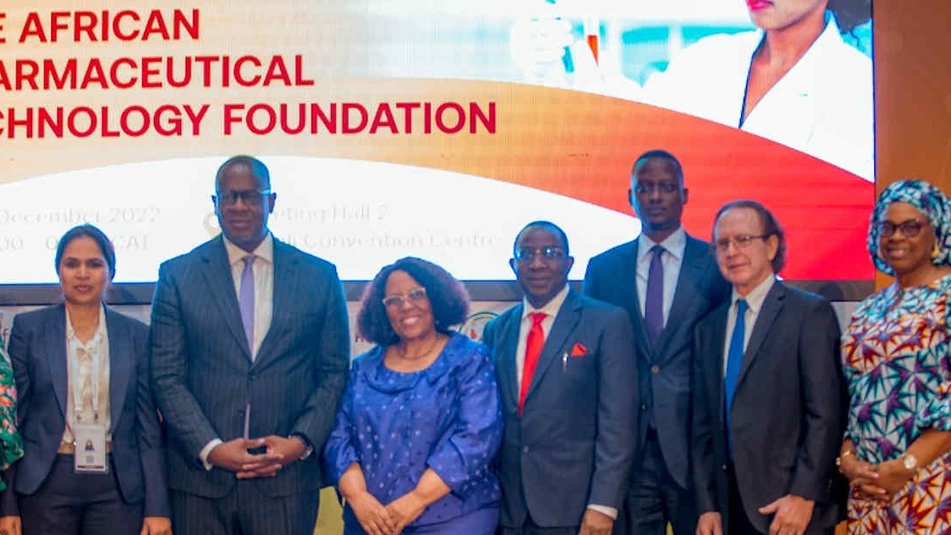 The African Development Bank Group and the <a href="/_AfricanUnion/">African Union</a> formally introduce the #AfricanPharmaceuticalTechnology Foundation, a new initiative to help African countries bridge the technology gaps in sustainable, domestic pharmaceutical manufacturing. bit.ly/3WGcrSv