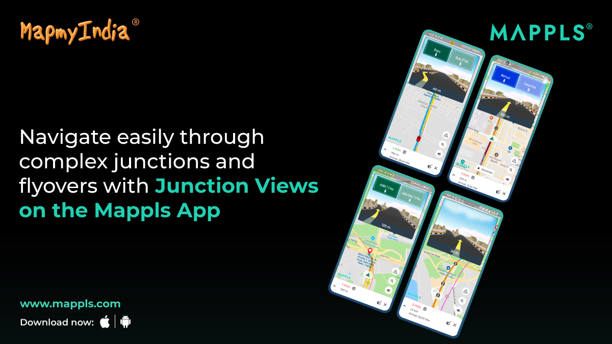 MapplsApp's tweet photo. Introducing Junction Views in Mappls App to make your drive safer with smarter navigation! Start using now - download from https://t.co/5JXU0QH05B.
Know more at: https://t.co/X6dV0mNWP3
@MapmyIndia @mappls
#MapplsApp #JunctionView #Navigation #SafeDriving https://t.co/0Q1hLnL577