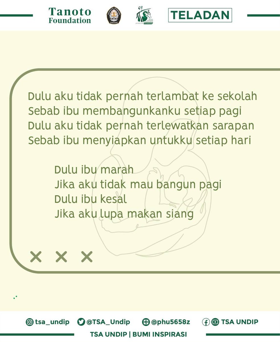 tsa_undip's tweet photo. [HARI IBU]

Hari Ibu di Indonesia dirayakan secara nasional pada tanggal 22 Desember. Tanggal ini diresmikan oleh Presiden Soekarno di bawah Keputusan Presiden Republik Indonesia No. 316 Tahun 1959 tanggal 16 Desember 1959, pada ulang tahun ke-25 Kongres Perempuan Indonesia 1928. https://t.co/KnhwTKRYuQ