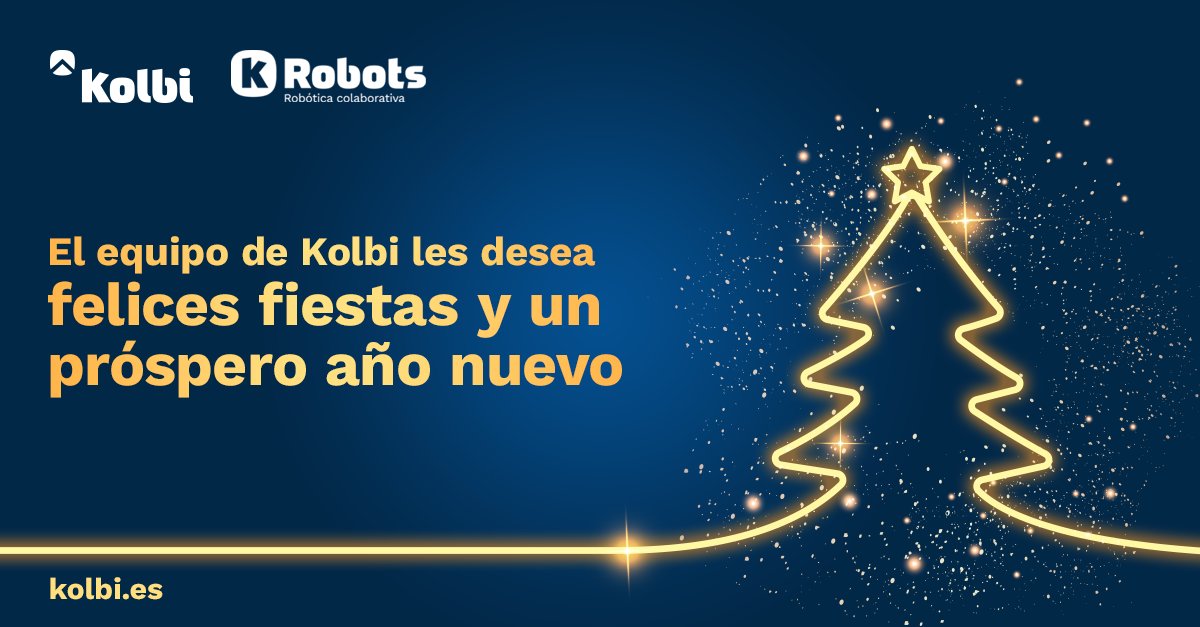 El equipo de K-Robots quiere desearos a todos y todas una feliz Navidad y un próspero año nuevo 🎄🎁☃️ 
Que 2023 venga cargado de salud y esperanza ✨

#feliznavidad #feliz2023