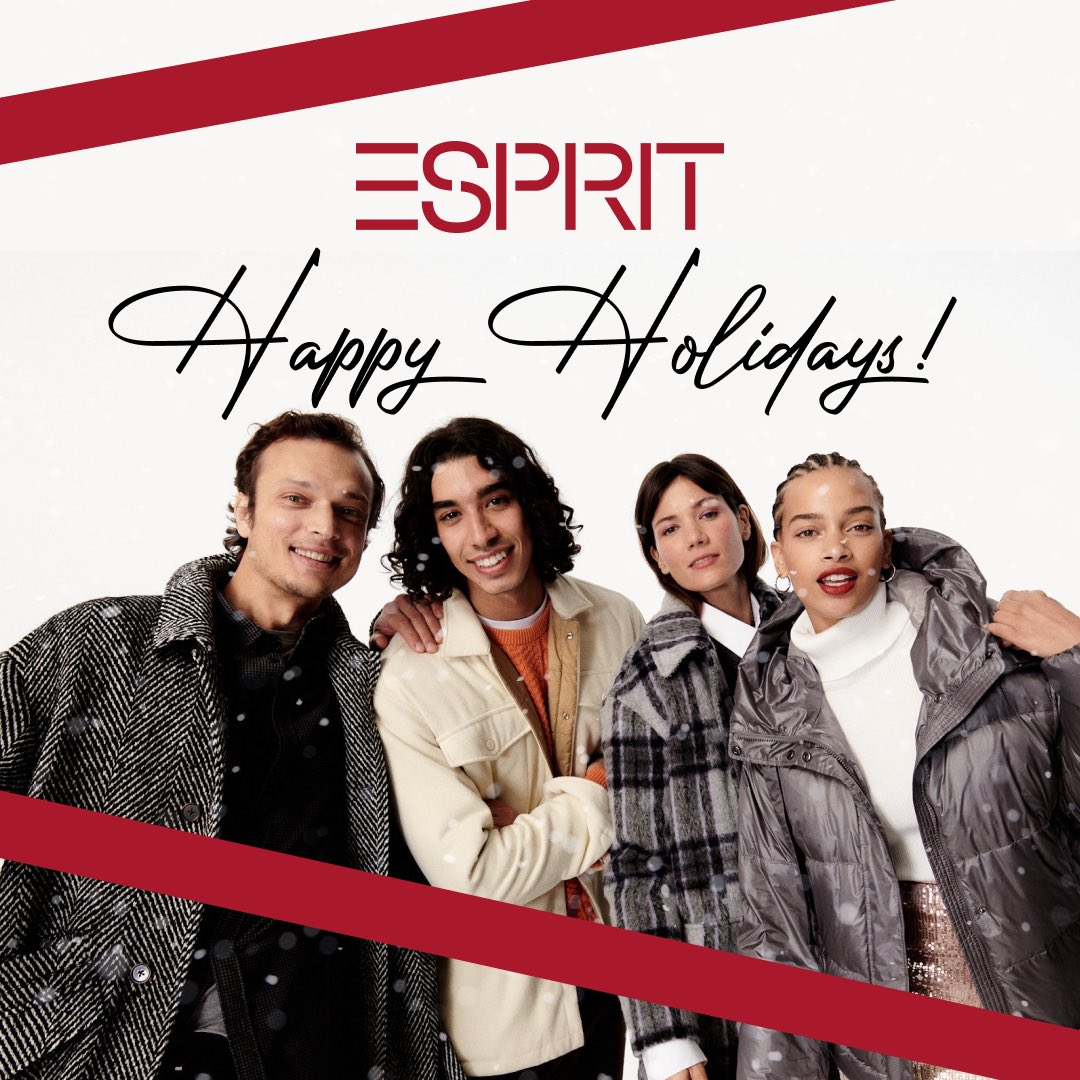 ESPRIT wishes everyone Happy Holidays. #ESPRIT