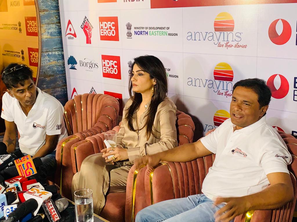 anvayins's tweet photo. Extremely grateful to Ms Raveena Tandon for lending her support to the cause of rhino conservation through the Anvayins Kaziranga Ultra Run 2023 at the press conference on Wednesday December 21, 2022 at Juhu, Mumbai.
+ https://t.co/HpBQ8benqd