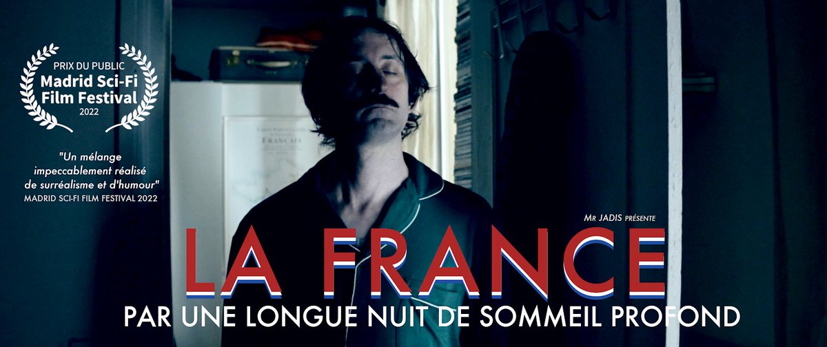 MatthieuMoerlen's tweet photo. Prix du Public @madridscifi film festival 2022 pour #thefrenchkingdom #lafranceparunelonguenuitdesommeilprofond #audienceaward #prixdupublic @MrJadis #mrjadisproduction #francbruneau #albertdelpy #shortfilm #courtmetrage #jimmyconchou #aitorbourgade #matthieumoerlen https://t.co/BpjSWMfepZ