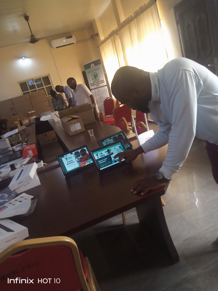 besevic_01's tweet photo. UNICEF/GPE/Federal Ministry of Education today delivered digital hardware to support the e-learning activities and use of digital classroom technology tools to the Benue State Ministry of Education as implemented by the Benue State e-Learning/Virtual Education ICT Resource Centre https://t.co/tFb41CiDTJ