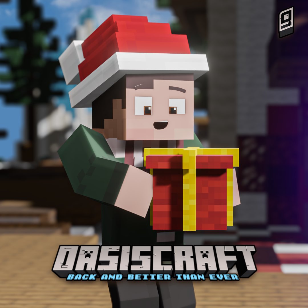 OasisGaming_GG's tweet photo. It’s that time again for our traditional Christmas OasisCraft! Help your favorite Oasis content creators and the community build the holiday town (or make it go boom). Join our discord for more details🎄🎄🎄

▶️ https://t.co/oF5irX36az
#OasisSinceDay1 #OasisCraft https://t.co/g1WH8MtKTv