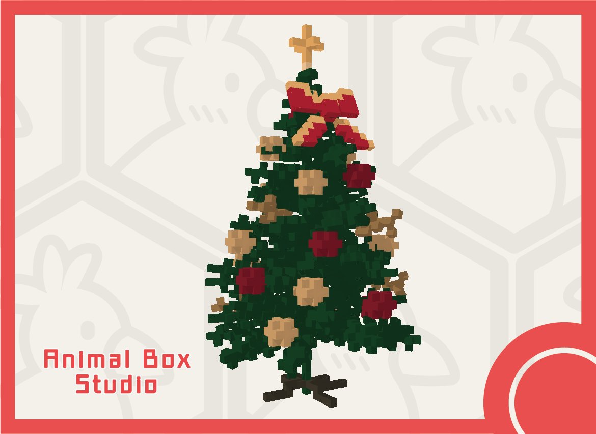 AnimalBoxStudio's tweet photo. ⭐ The Sandbox Summer 建模 - 聖誕樹 &amp; 拐杖糖 ⭐
Modeling / Christmas tree &amp; Cane candy
👌 歡迎分享 / Feel free to share this 😊
#AnimalBoxStudio #NFT #VoxEdit #SandBox #modeling #3D #Metaverse #winter #Christmas https://t.co/UXWIWK1U5m