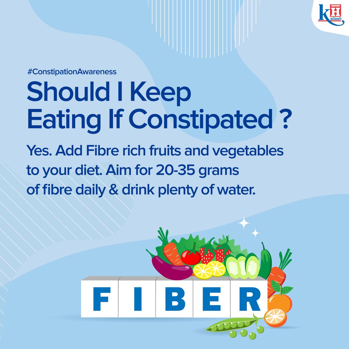 KailashHealth's tweet photo. Constipation means that a person has three or fewer bowel movements in a week. It rarely causes any complications or long-term health problems, yet timely treatment is important.
Consult our Gastroenterologists: https://t.co/9hpH3RVbpf
#KHCares #constipation #stomach #digestion https://t.co/tOdbBgUwz0