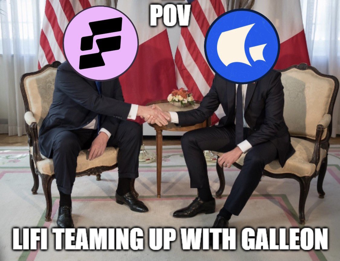 WGMI!
<a href="/lifiprotocol/">LI.FI</a> 🫱🏼‍🫲🏻 <a href="/galleondao/">Galleon (Old)</a>