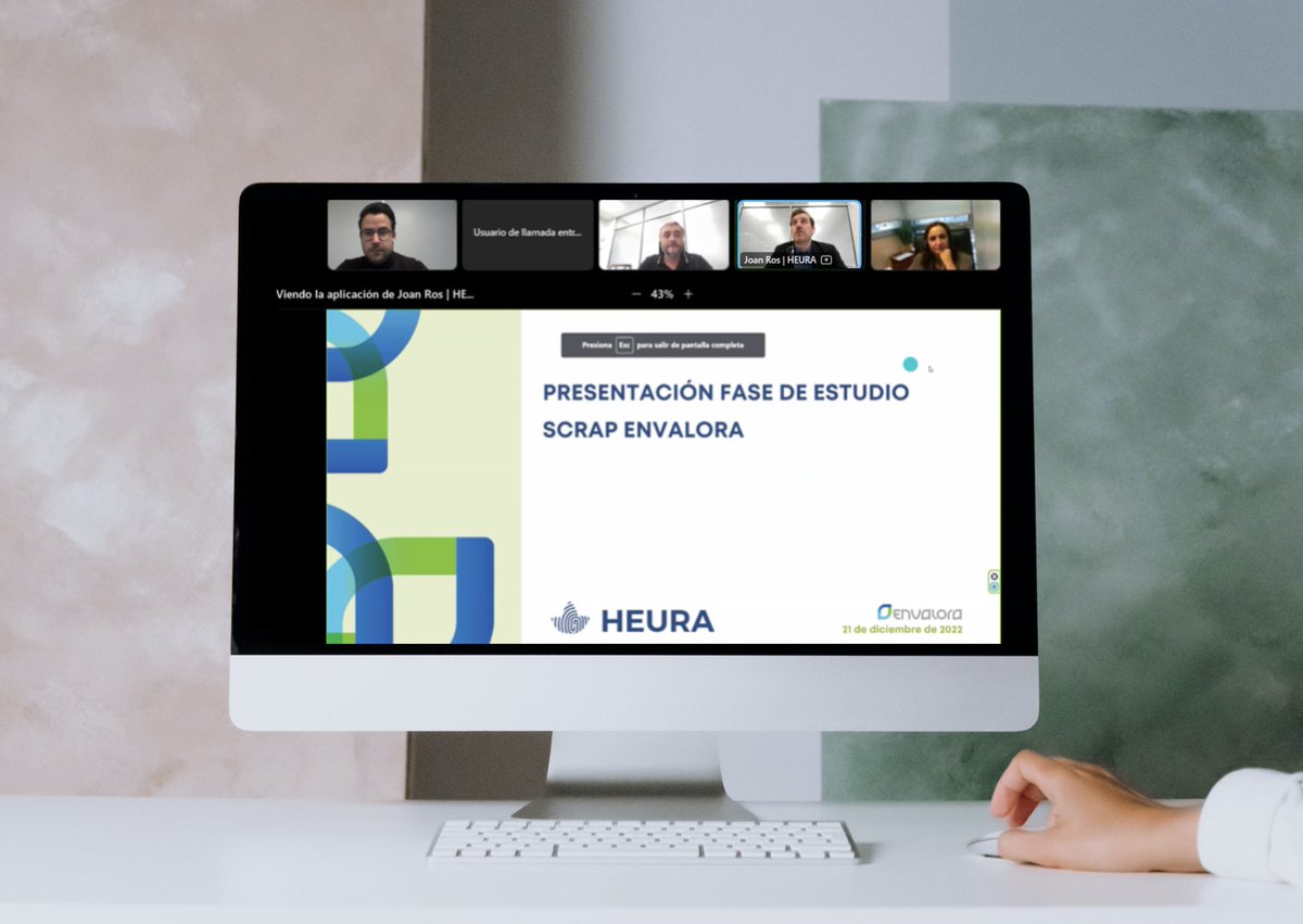 El miércoles, el equipo de <a href="/HEURAGESTIO/">HEURA</a> procedió a la presentación del informe correspondiente al fin de la fase de estudio a los socios adheridos al #SCRAP.