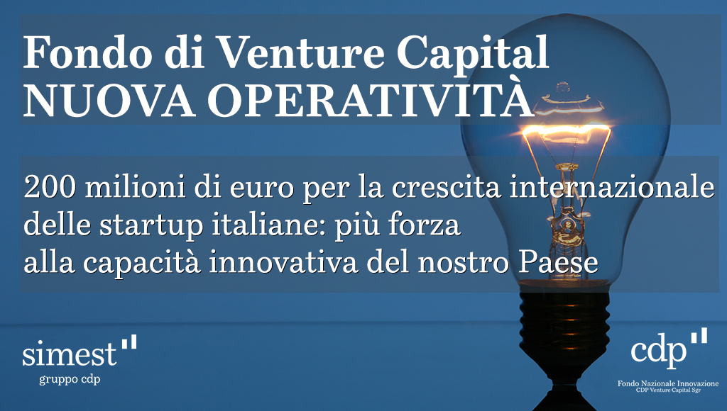 SIMEST_IT's tweet image. #SIMEST e #CDPVentureCapital SGR: accordo da 200 milioni di euro per l’#internazionalizzazione di #startup e #PMI innovative italiane attraverso le risorse del Fondo di #VentureCapital stanziato da @italymfa
🔴Per saperne di più➡️shorturl.at/fgoBJ⬅️
#23dicembre #MadeInItaly