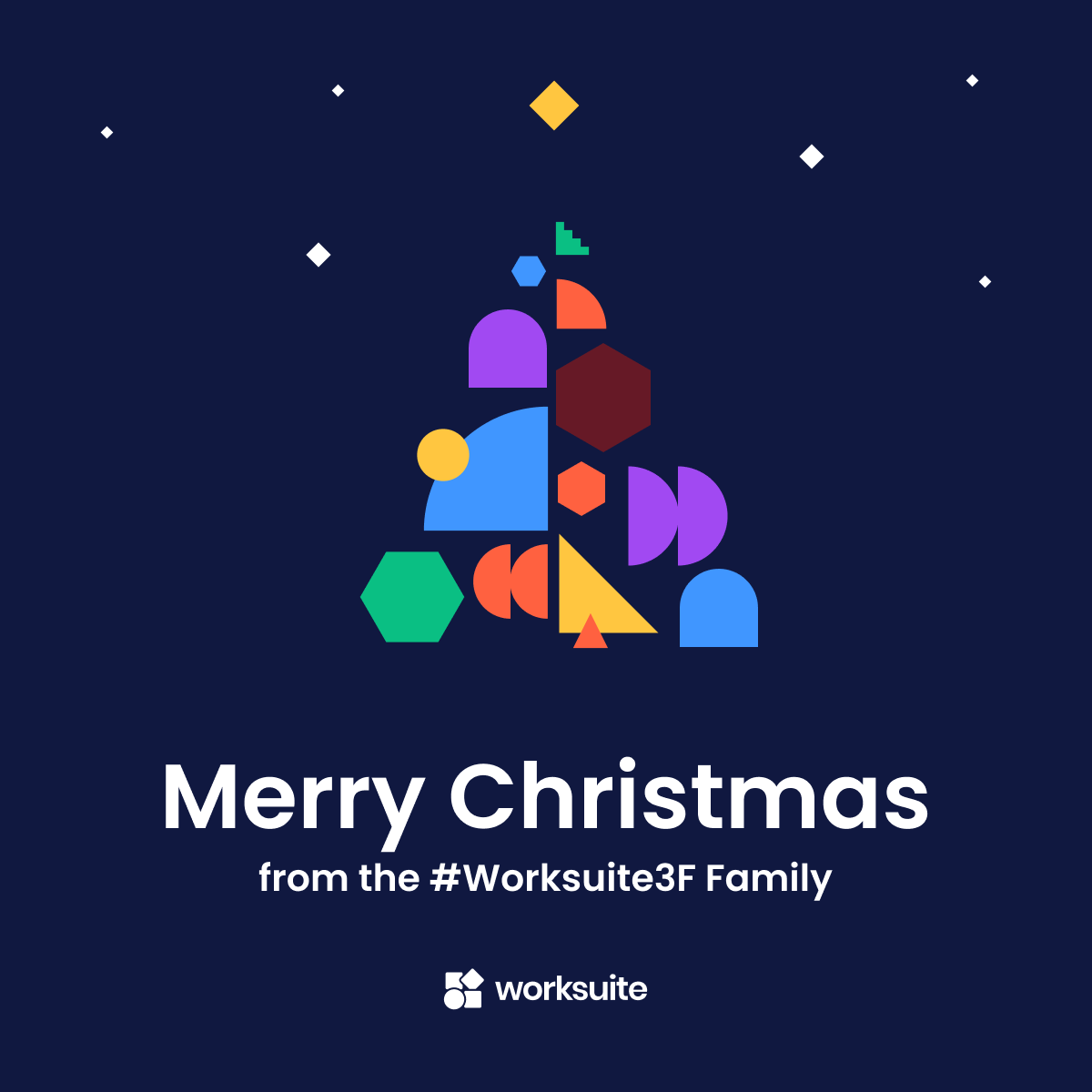 worksuite_com's tweet photo. Family first, flexibility and fairness - we wish that you find all three, right under your #Christmas tree! 🎄

#MerryXmas from the #Worksuite3F Family. 

#Xmas2022 #Christmas2022 https://t.co/bvetk6xeru