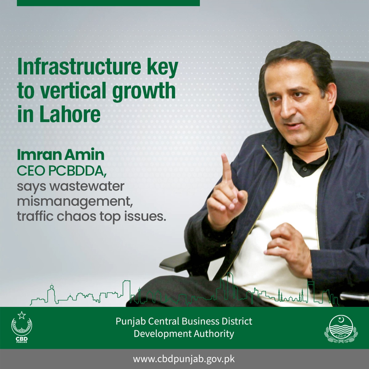 CBDPunjab's tweet photo. A leading English weekly Bol News published an exclusive interview with the CEO of #PCBDDA, Mr. Imran Amin. The interview covered detailed #insights into #CBDPunjab’s ongoing and future projects.
Link English: https://t.co/wQTg2BiYAC
Link Urdu: https://t.co/jOtqKcH7Ne https://t.co/YNKn9DiVCT
