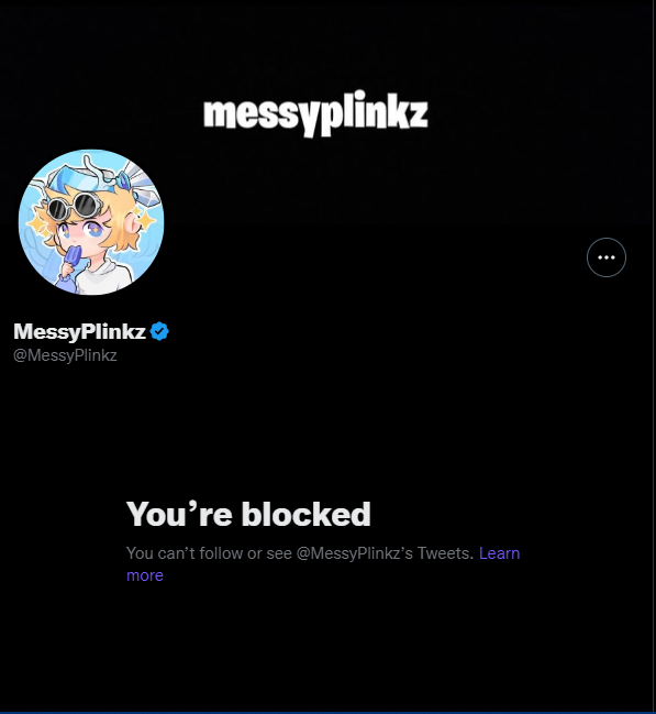 Flappydogey's tweet image. Guys @MessyPlinkz blocked me lol Idk why