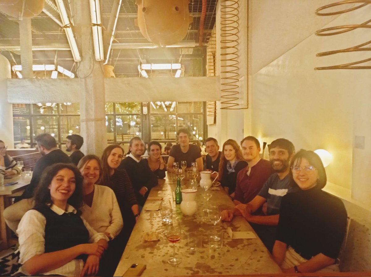 Yesterday at the Lab Xmas dinner. What a terrific team!! To a new year 🥂