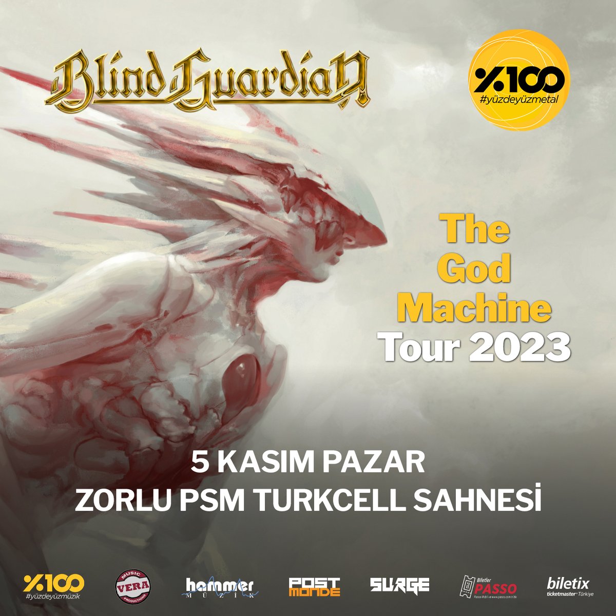 blind_guardian's tweet photo. Turkey, we are coming to you! 💪🏻 We are in Istanbul on November 5, 2023 for our "The God Machine" tour. It will be a crazy concert!

#blindguardian #blindguardian2023 #blindguardianlive #thegodmachine #thegodmachinetour https://t.co/1zXmTOXylV