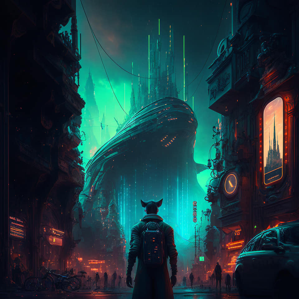 cemper's tweet photo. More Vienna Cyber Punk by #Midjourney #Architecture #AI #Futureism #Comics 

1/3 https://t.co/ys6AqYHZ3e