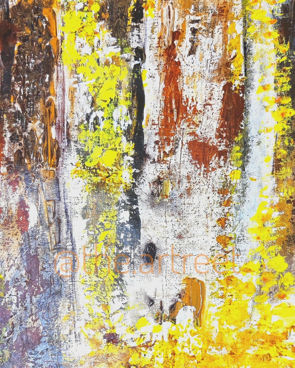 TArtreet's tweet photo. 'Golden fall'!
semi abstract painting of Chinar trees in kashmir during autumn.
acrylic painting on rolled canvas.
#autumnfall  #acrylicpainting  #autumnleaves  #Kashmiri  #autumnlove #acrylics  #acrylicart  #art 
@ArtLoungein @Camlin_Official @ArtMutuals  @BombayArtSoc https://t.co/CtXHeXRiVu