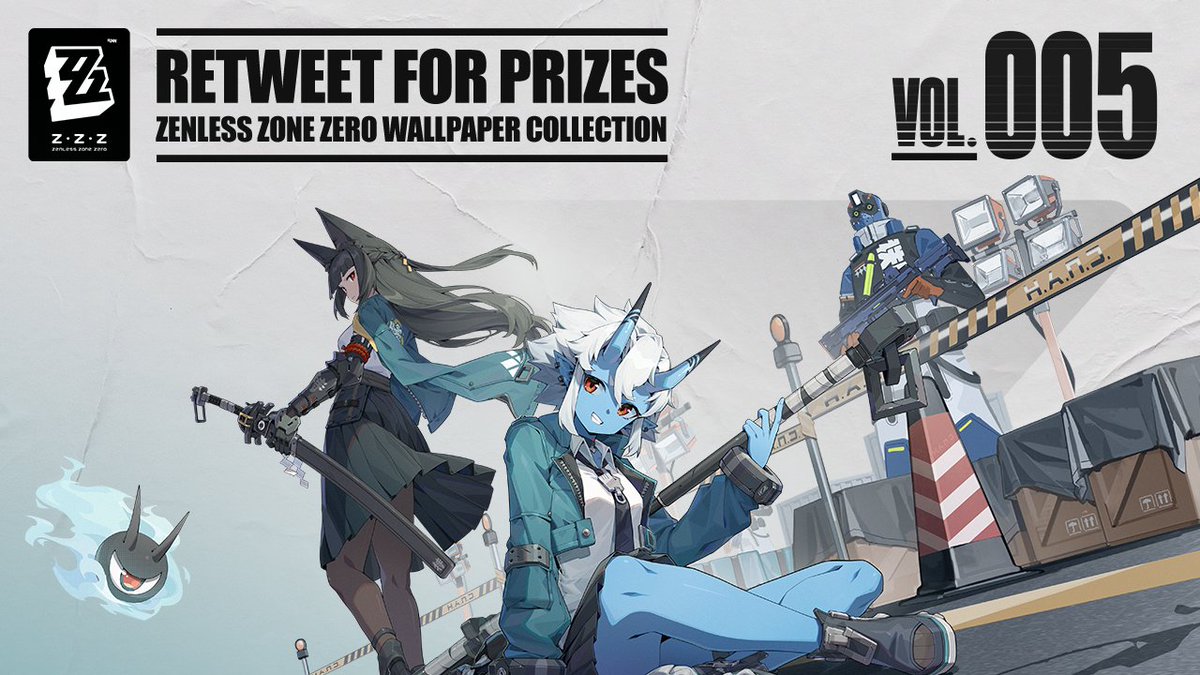 Distinguished Proxies,
Z·Z·Z Wallpaper Collection 005 is now available. Feel free to download now!

Download Link:hoyo.link/cdIjBBAd
Event Prizes: Bangboo Pillow x10
How to Participate:
1. Follow <a href="/ZZZ_EN/">Zenless Zone Zero 🔜 Season 2</a>
2. Retweet this post

End Time: December 28

#zzzero
