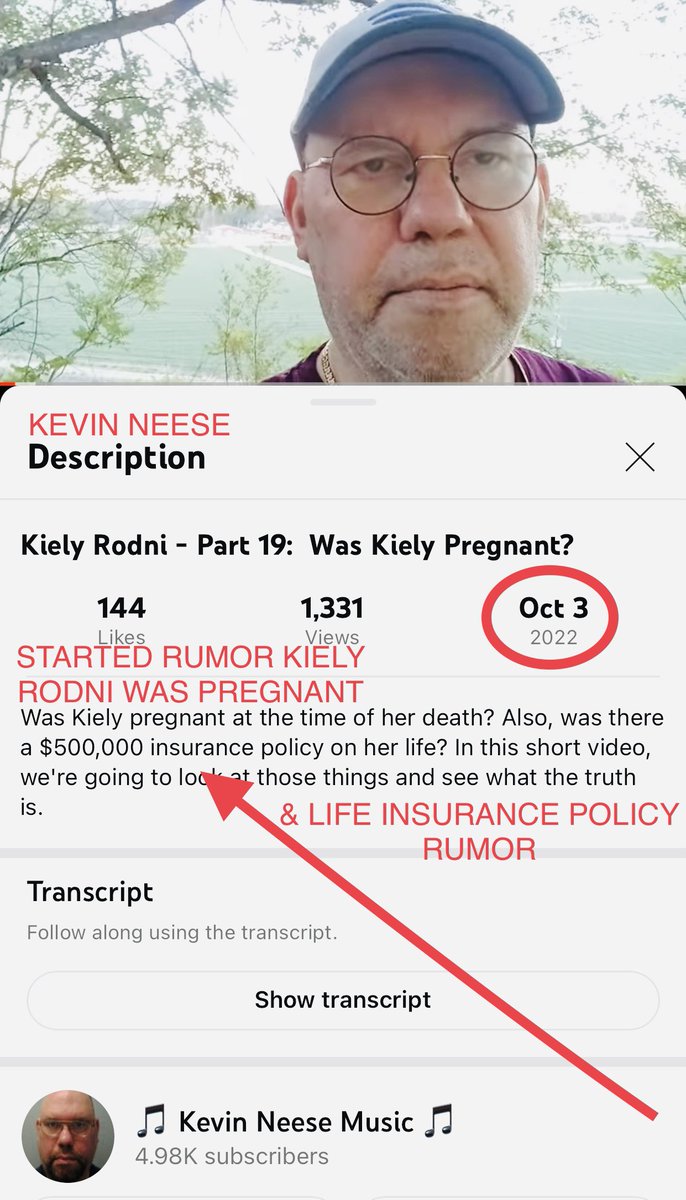 audreyarison's tweet photo. Gossiping Grandpa YouTube tragedy pimp KEVIN NEESE started social media RUMOR that teenage KIELY RODNI was KILLED by boyfriend due to unwanted PREGNANCY & spread rumor that Kiely’s mom had a $500k LIFE INSURANCE policy on her. #fakedetective #bullsheet #pedovibes https://t.co/irVQHbBGZD