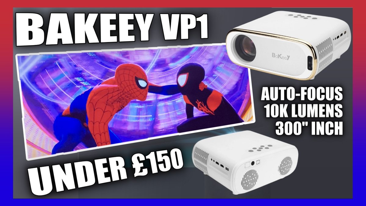 ChigzTechReview's tweet image. NEW VIDEO:  BAKEEY VP1 Review - BEST Budget LED Projector Under £150 - Massive 300&quot; PS5 Gaming - Any Good?
▶️ youtu.be/Dh9CM8GK194

---
#BakeeyVP1 #BudgetProjector #HomeCinema #GamingProjector #PS5