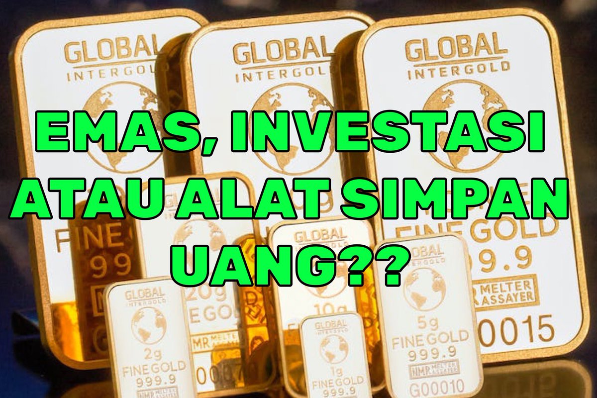Rudiyanto_zh's tweet photo. Dalam suatu wawancara dgn stasiun TV yang membahas mengenai prospek investasi emas di tahun 2023

Emas, apakah itu investasi atau alat simpan uang?

Pendapat saya adalah sebagai berikut https://t.co/a0dOx7KETx