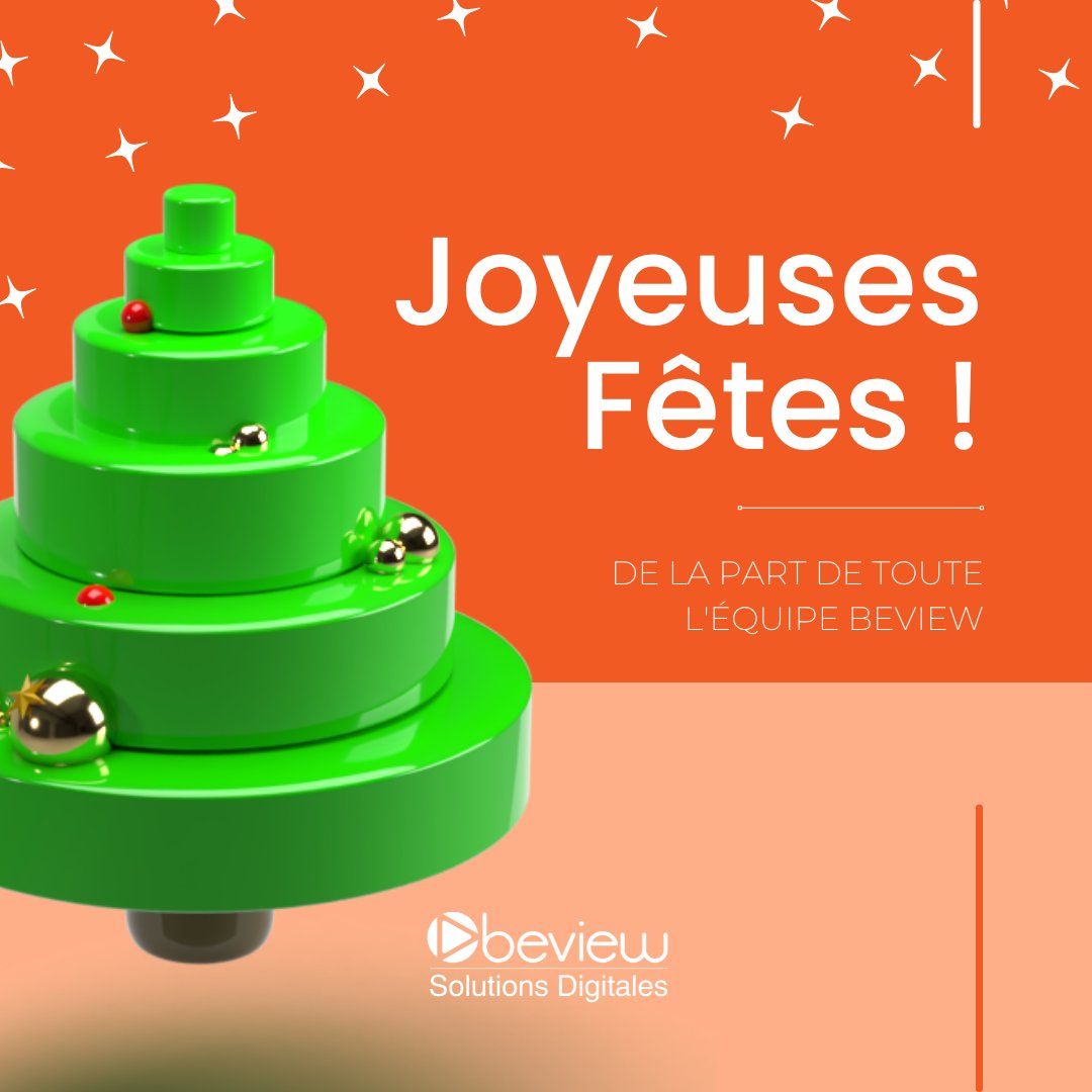AgenceBeview's tweet photo. 🎁🎉🎄 #JoyeuxNoel #MerryChristmas et bonnes fêtes de fin d'année de la part de toute notre équipe ! https://t.co/N9ZlEbI5dB