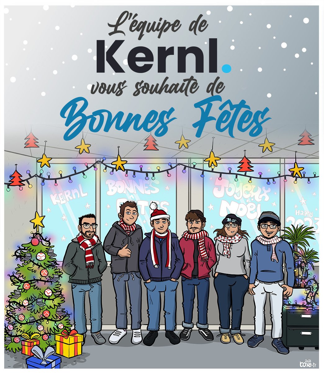 Et oui, ce soir, c'est les vacances ! 🙃

L'agence KERNL ferme ses portes pour une semaine, histoire de reprendre des forces et revenir en pleine forme l'année prochaine ! 💪

Toute l'équipe vous souhaite de très belles fêtes de fin d'année ! 🎄🎁🍰

✏️: instagram.com/boxadessin/