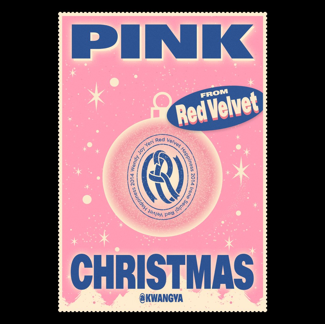 PINK CHRISTMAS RANDOM PACK KWANGYA From Red Velvet OFFICIAL MD LINE pink-christmas-random-pack-kwangya-from-red-velvet-official-md-line