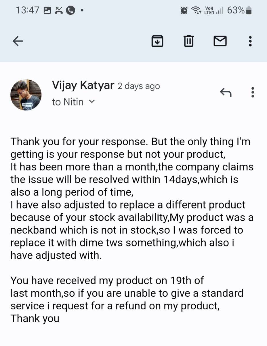 vjchamp10's tweet photo. @skullcandy @skullcandyIndia 
@brandeyes_in @consumerforum_ 
The quality of your service is,i have  to tweet about it 
Ticket No.6703981474
@consumer https://t.co/6BWORoZvSq