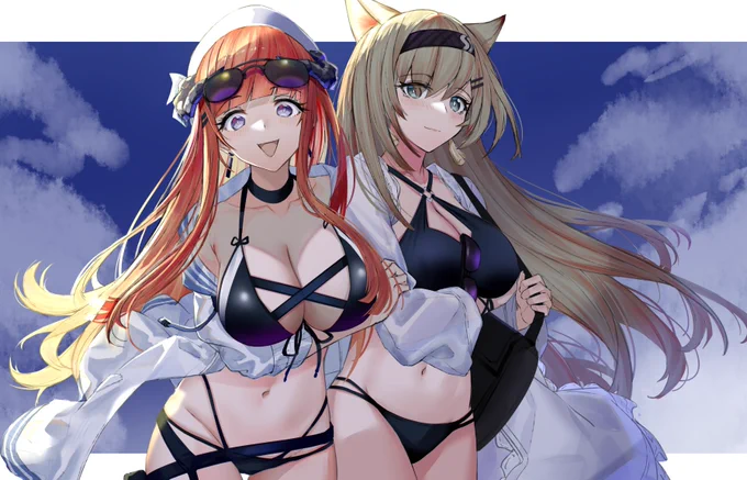 #くそ寒いので水着絵を貼る  