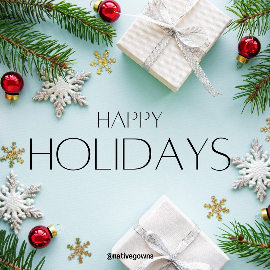 NGowns's tweet photo. Happy Holidays 🎄🎄🎄

Thank you to all our clients across the country for the love and support.

Please note we will be closed from 23 Dec - 3 Jan. https://t.co/MqeW722lI6
