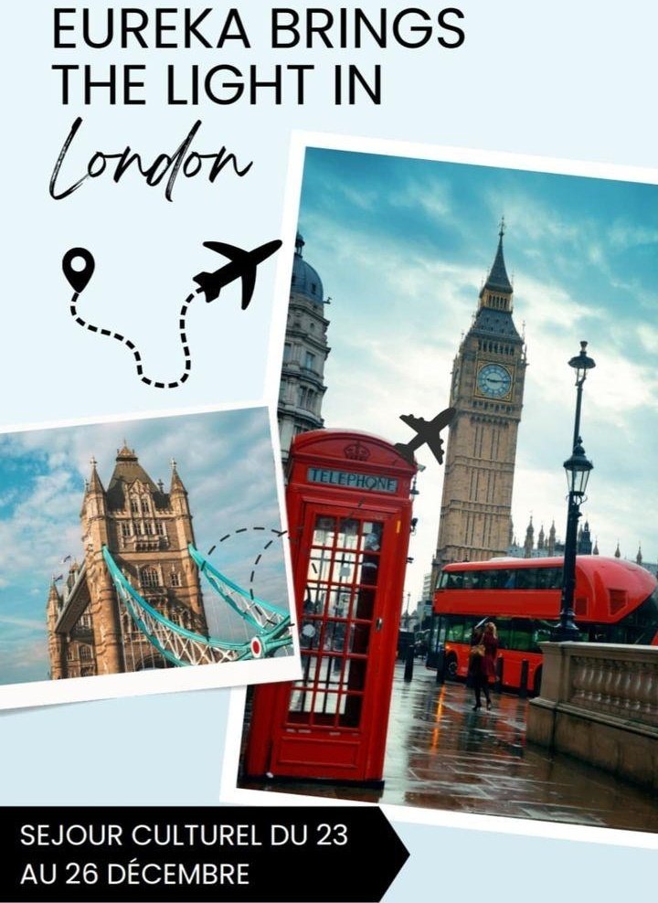 Eurêka Brings The Light In London 🇬🇧
#séjour culturel #Goussainville #uk #London