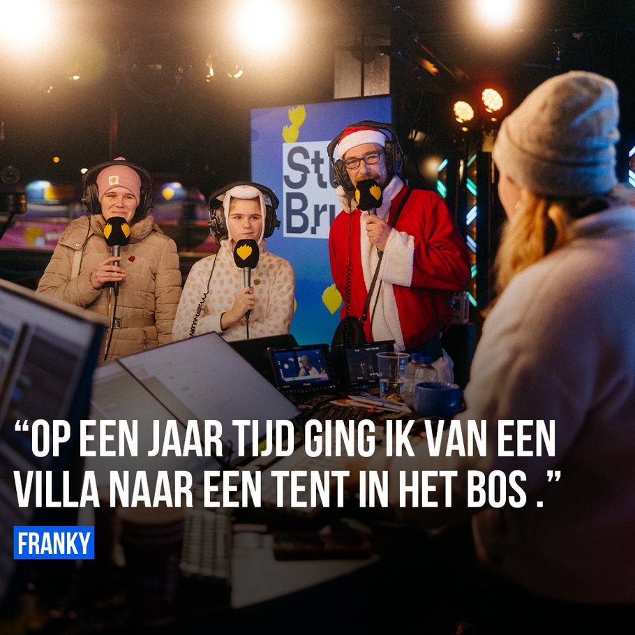 stubru's tweet photo. "M'n grootste droom is dat niemand nog op straat zou moeten slapen,” vertelt Anoucha. Zij en Franky komen beiden uit een kansarme situatie en getuigden bij Fien over hun ervaring. Wij hopen mee dat Anoucha's droom uit mag komen.🤞🔥#DWW22 https://t.co/7cvycoaoSs